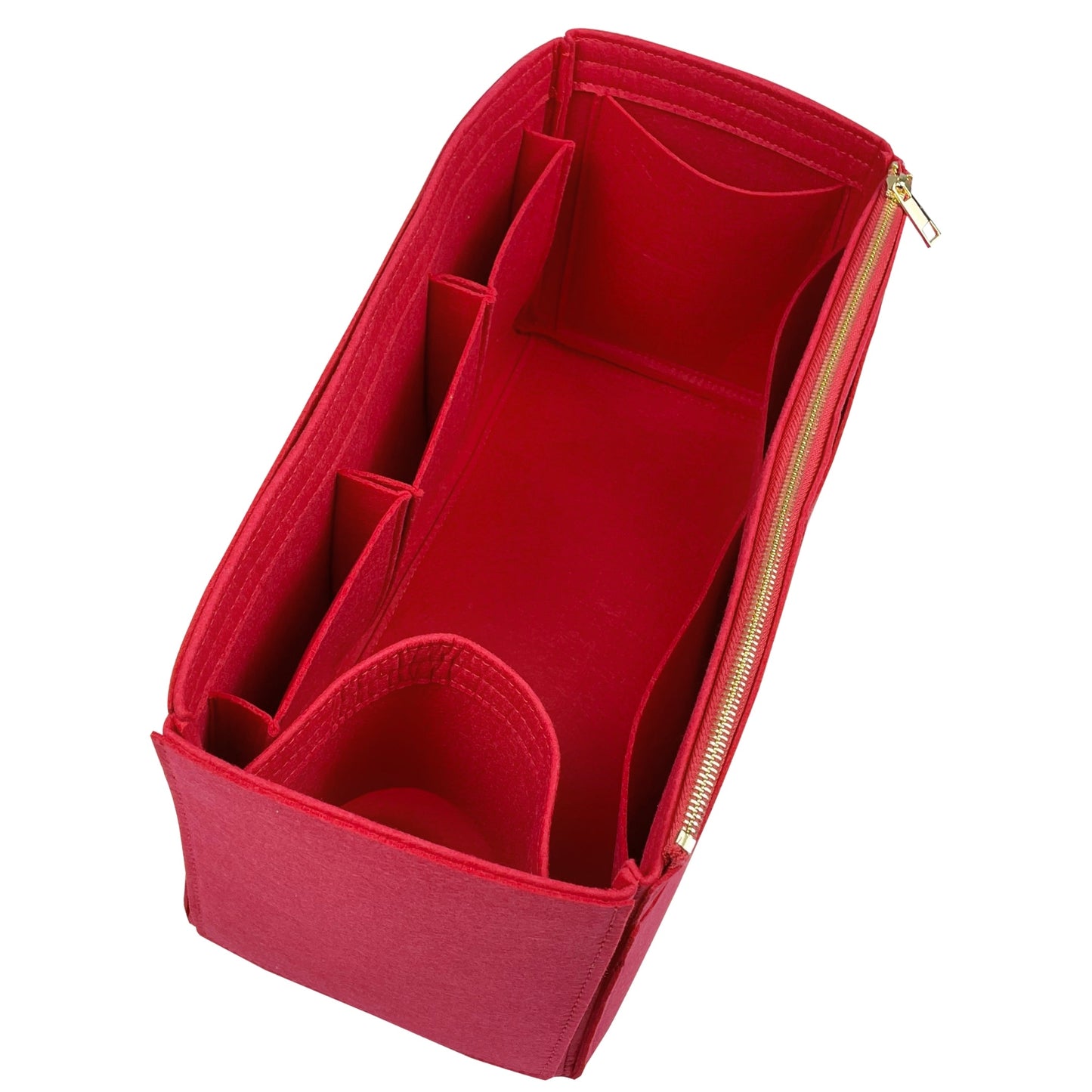 Organizer for [Sunshine Mini, Fendi] Bag Insert (Felt, Wide Open Pockets)