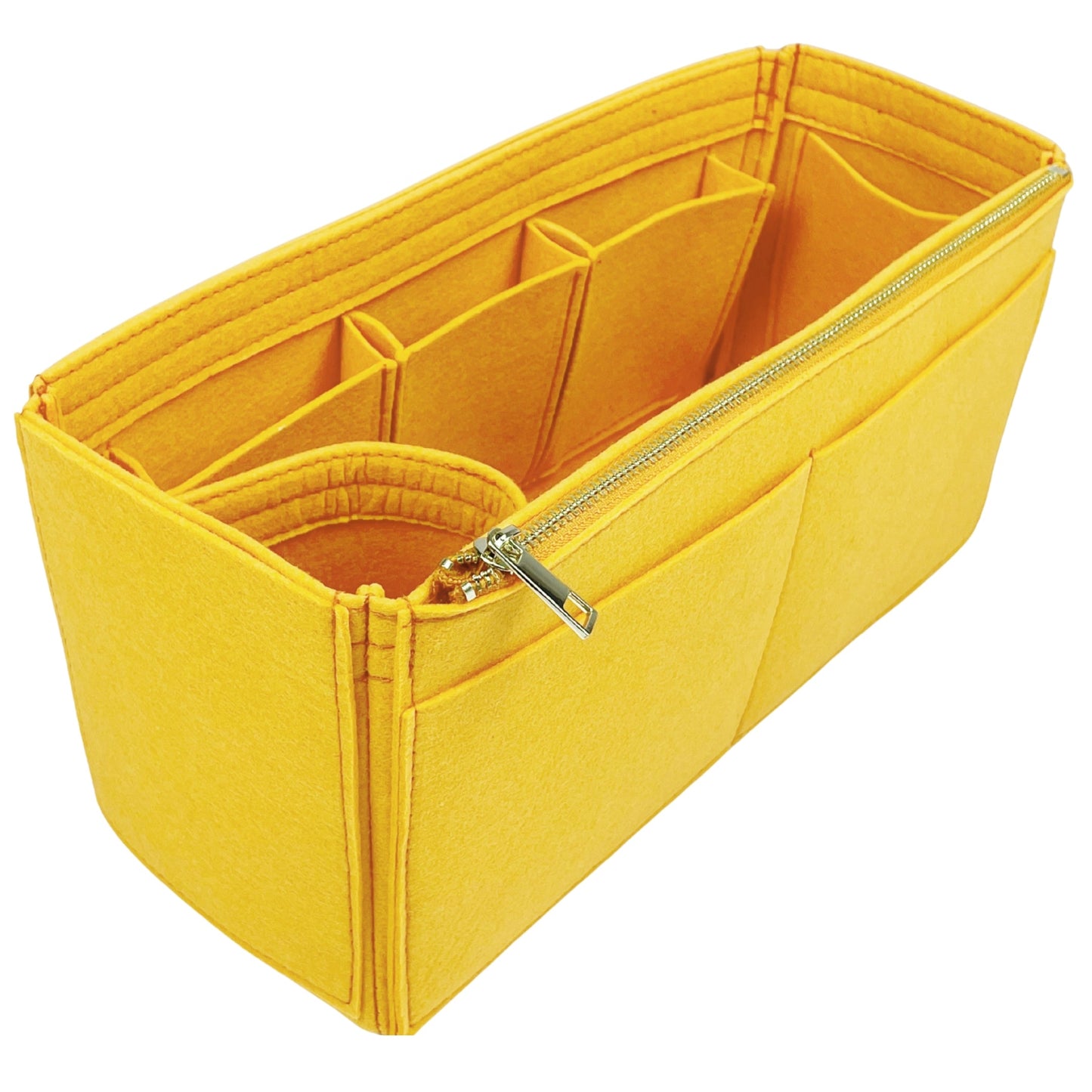 Organizer for [Peekaboo X-Lite Large, Fendi] Bag Insert (Felt, Wide Open Pockets)