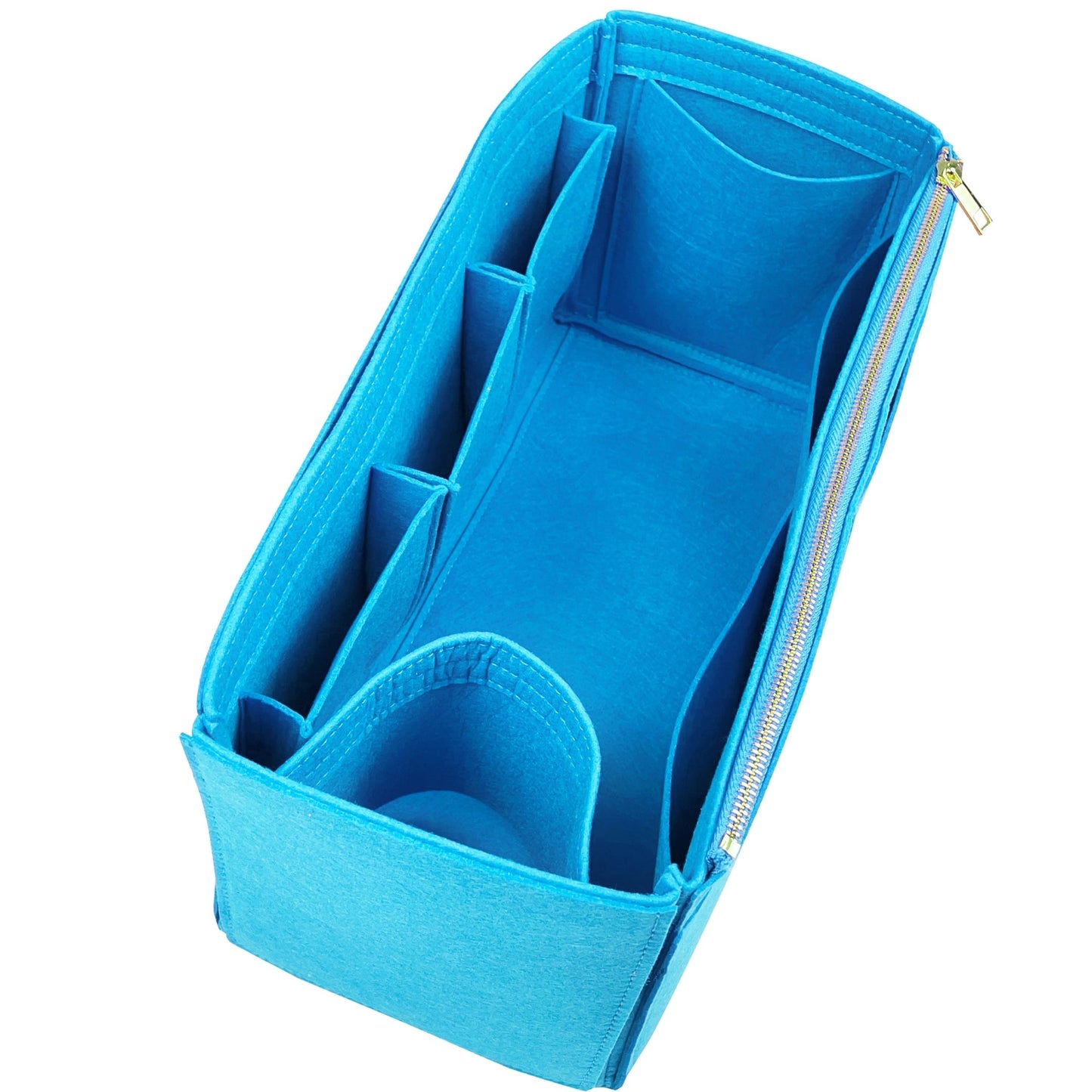 Organizer for [LE 5 A 7 Bea, Saint Laurent (YSL)] Bag Insert (Felt, Wide Open Pockets)
