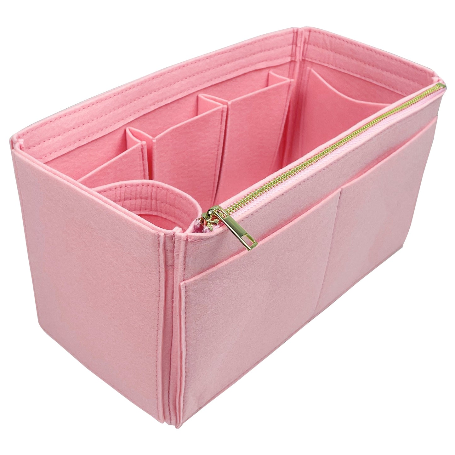 Organizer for [Medium Buckle leather handbag with belt, Prada] Bag Insert (Felt, Wide Open Pockets)