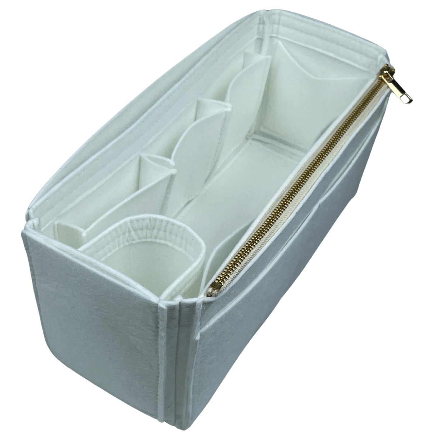 Organizer for [Small Crochet tote bag, Prada] Bag Insert (Felt, Wide Open Pockets)