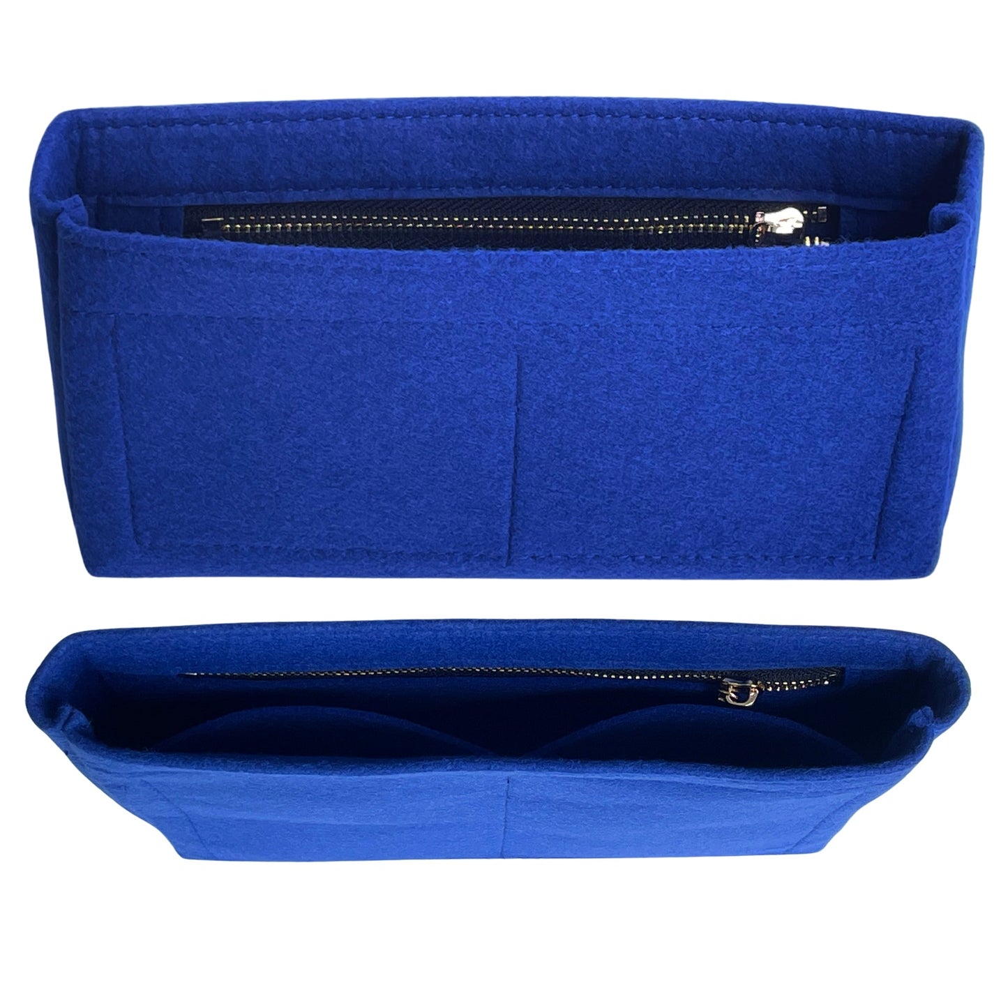 Organizer for [Small Loulou in Matelasse, Saint Laurent (YSL)] Bag Insert (Felt, Slim with Zip Pocket)