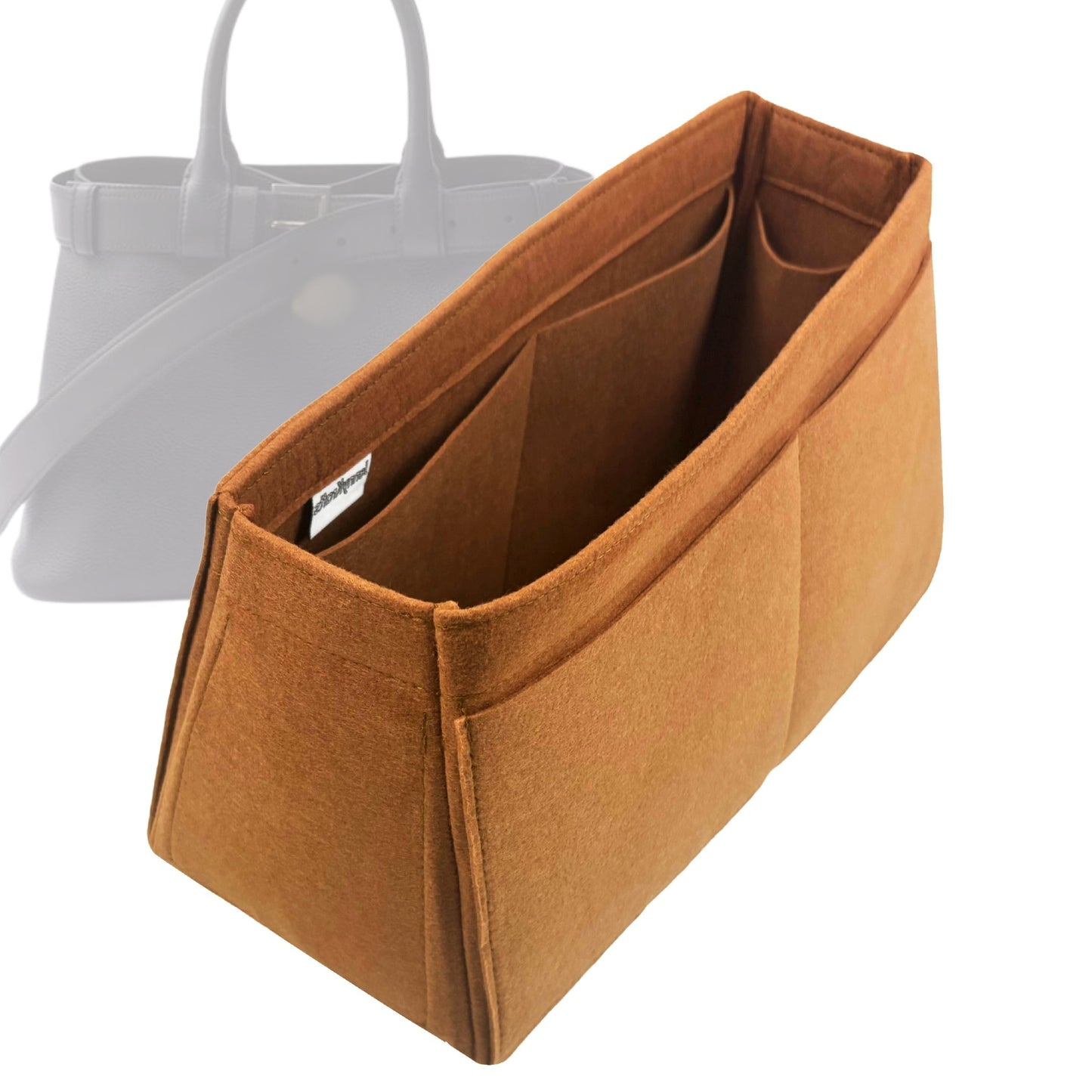 Organizer for [Medium Buckle leather handbag with belt, Prada] Bag Insert (Felt, Trapezoid Shape)