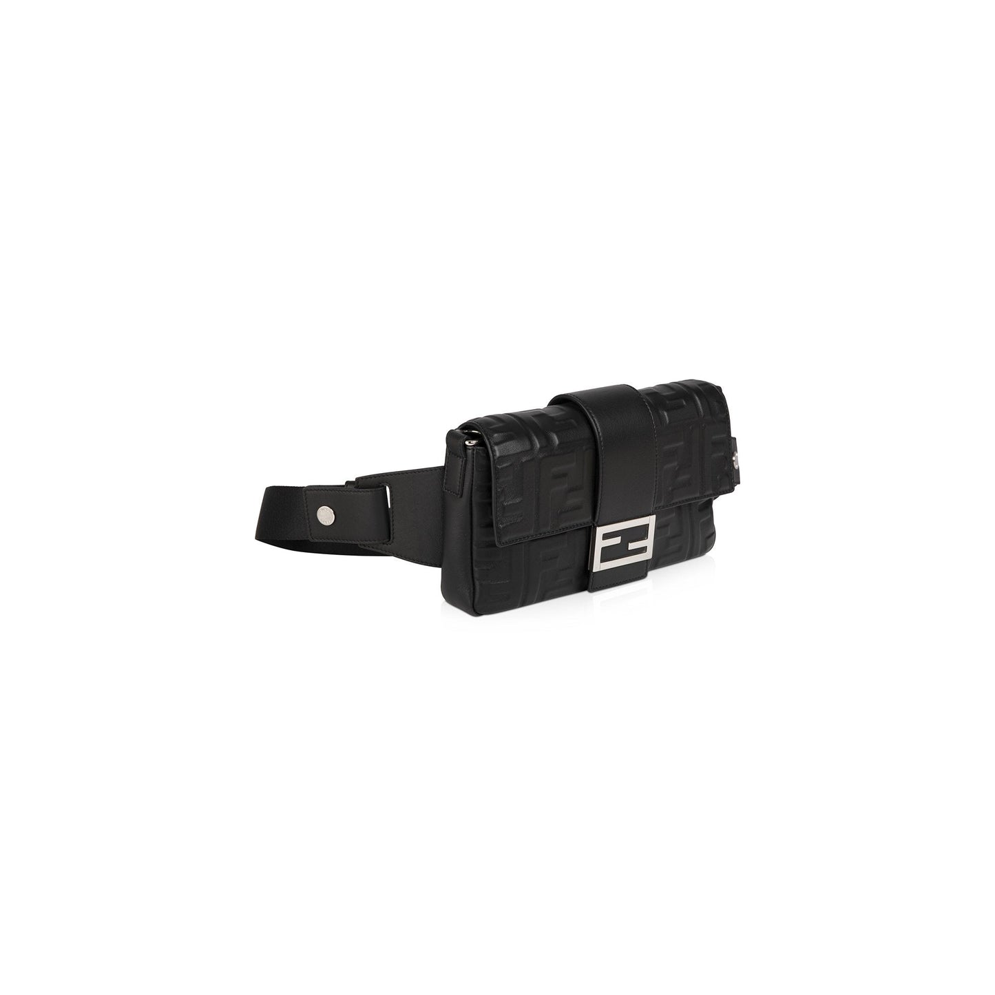 Fendi 2020 FF Zucca Logo Baguette Bag