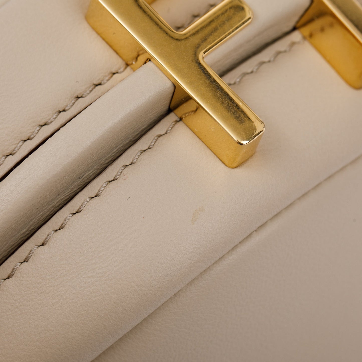 Fendi 2022 Beige Calfskin Leather Nano Fendigraphy Bag