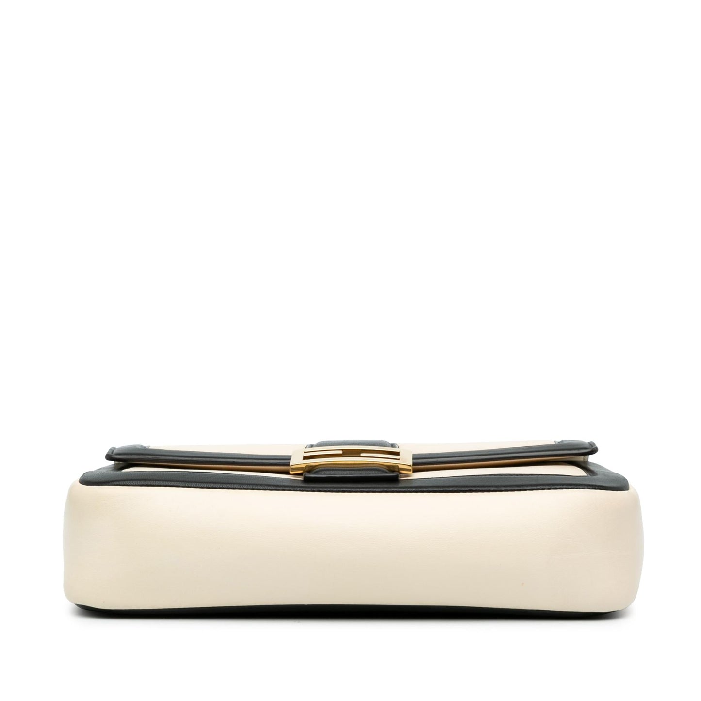 Fendi Bicolor Leather Chain Midi Baguette (SHG-Hf8LuU)