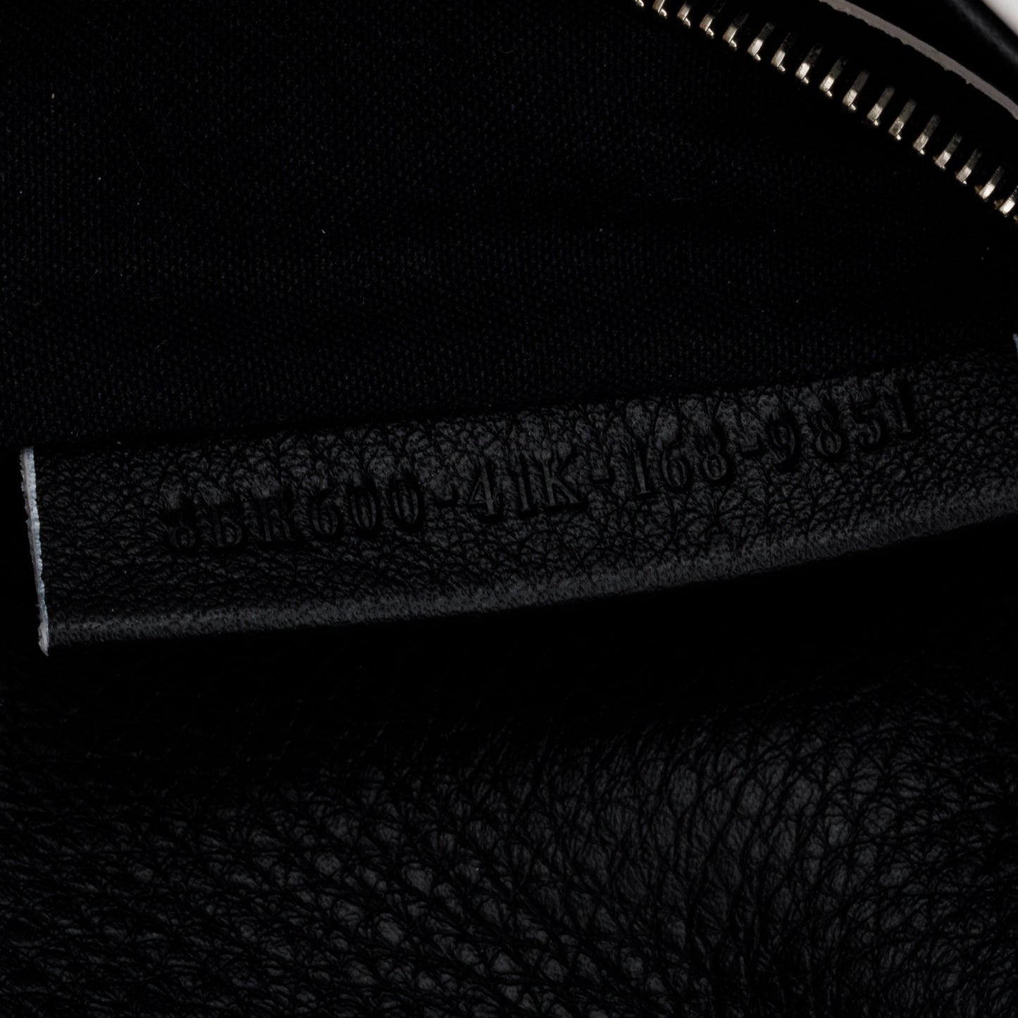 Fendi Black/Yellow Calf Leather Monster Eye Convertible Baguette Bag
