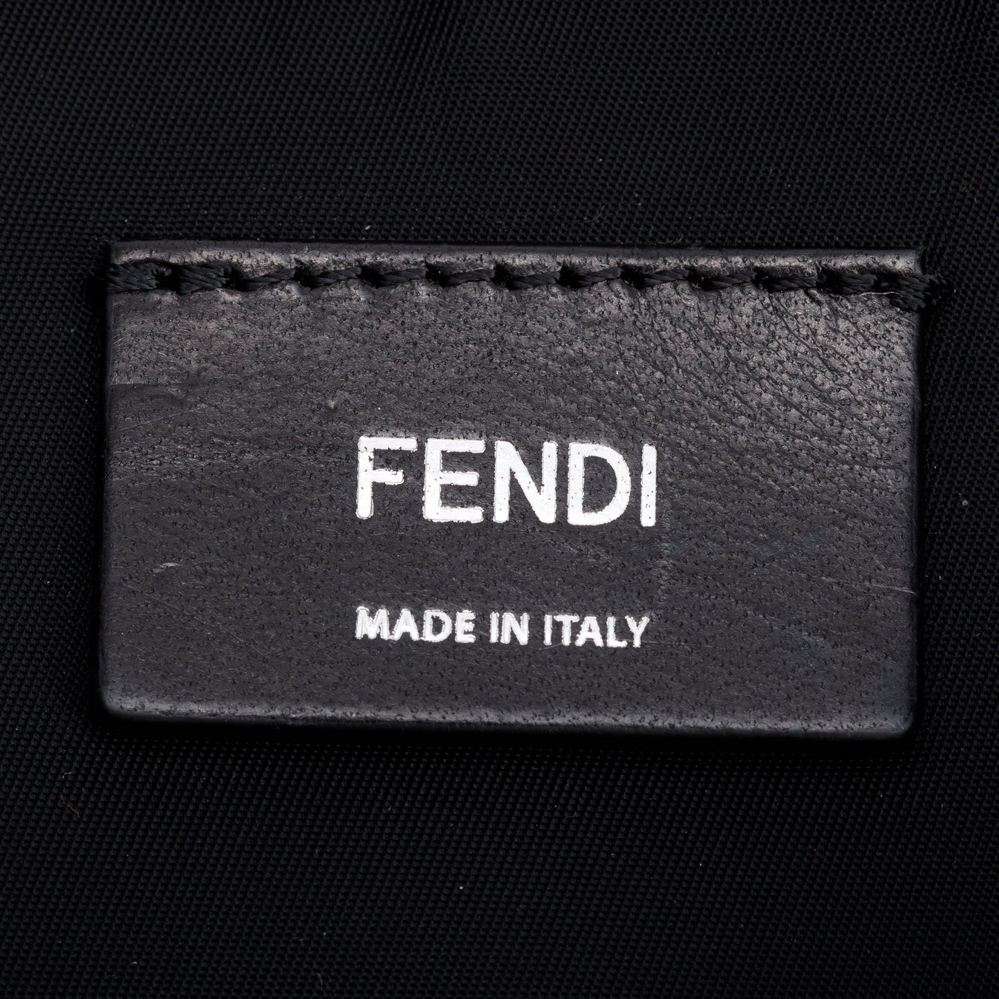 Fendi Brown FF Zucca Embossed Suede Grey Nylon Medium Fendiness Roma Backpack