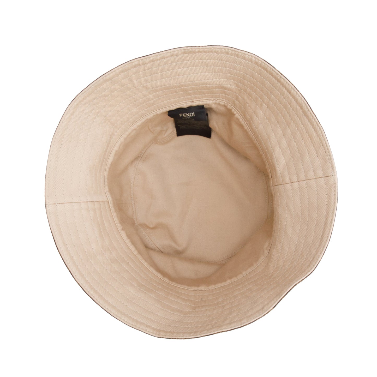 Fendi Brown Zucca FF Canvas Bucket Hat, Size S 58