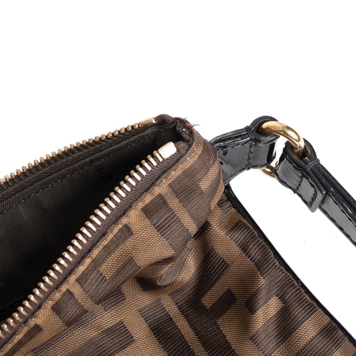 Fendi FF Zucca Canvas Wristlet