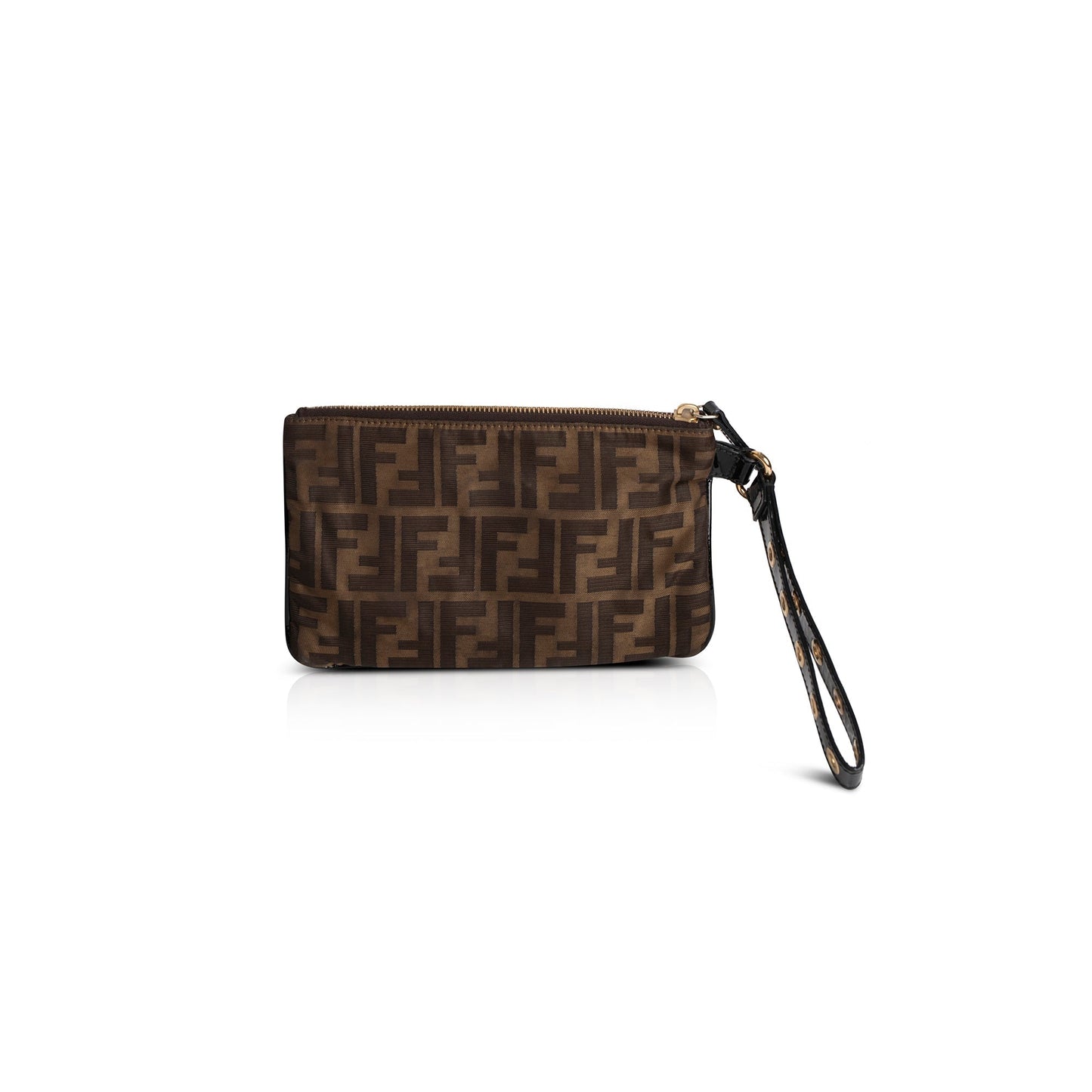 Fendi FF Zucca Canvas Wristlet