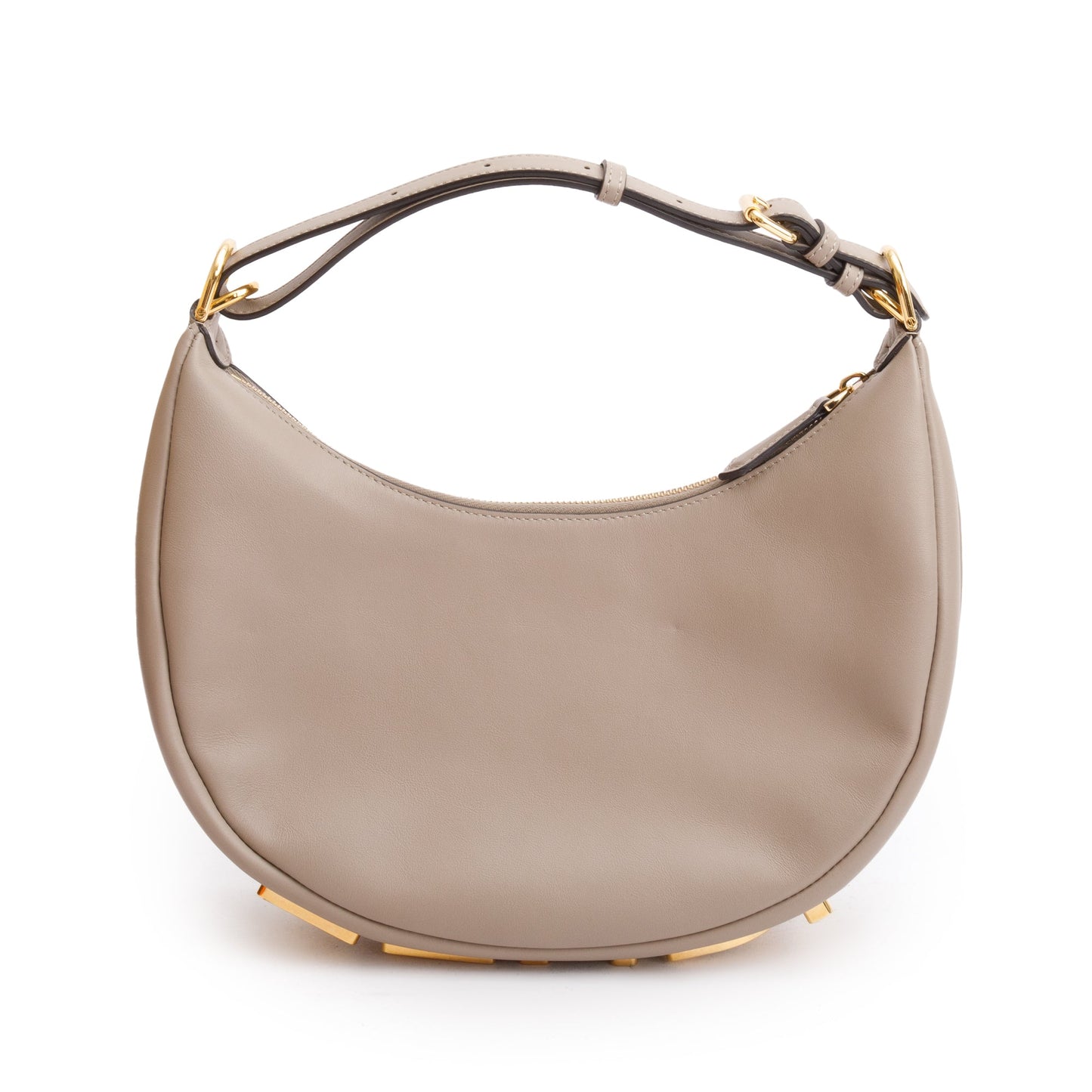 Fendi Grey Calf Leather Small Fendigraphy Bag