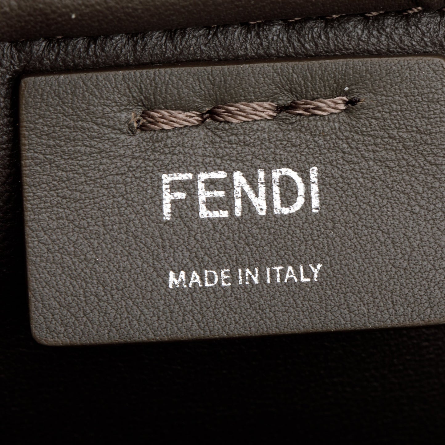 Fendi Grey Vitello Elite Leather Medium 3Jours Tote