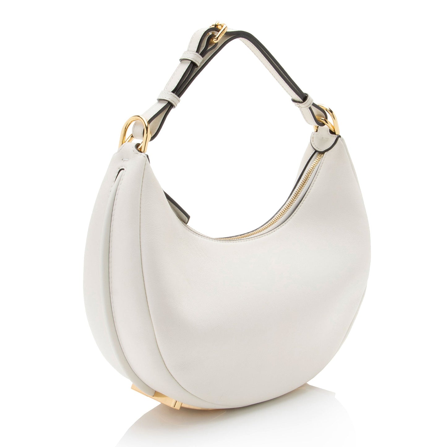 Fendi Leather Fendigraphy Small Hobo