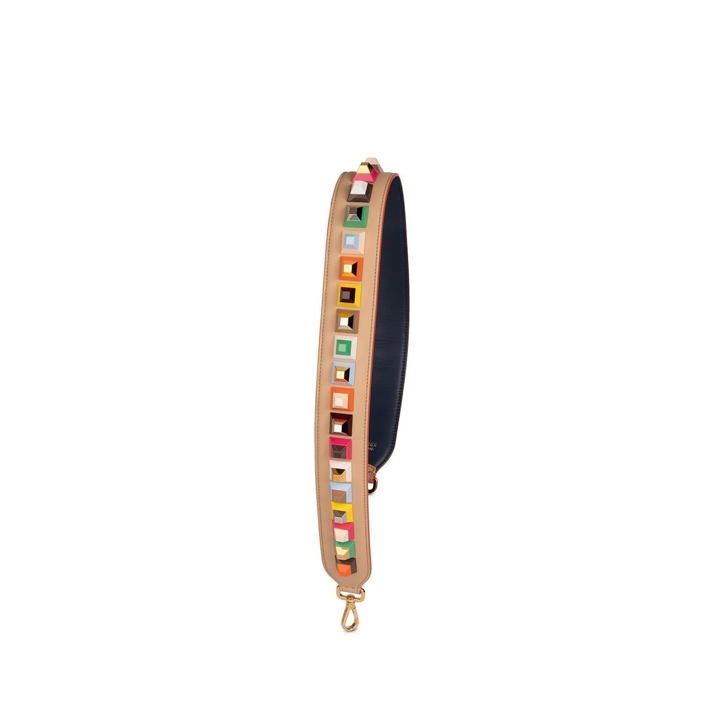 Fendi Leather Studded Shoulder Bag Strap