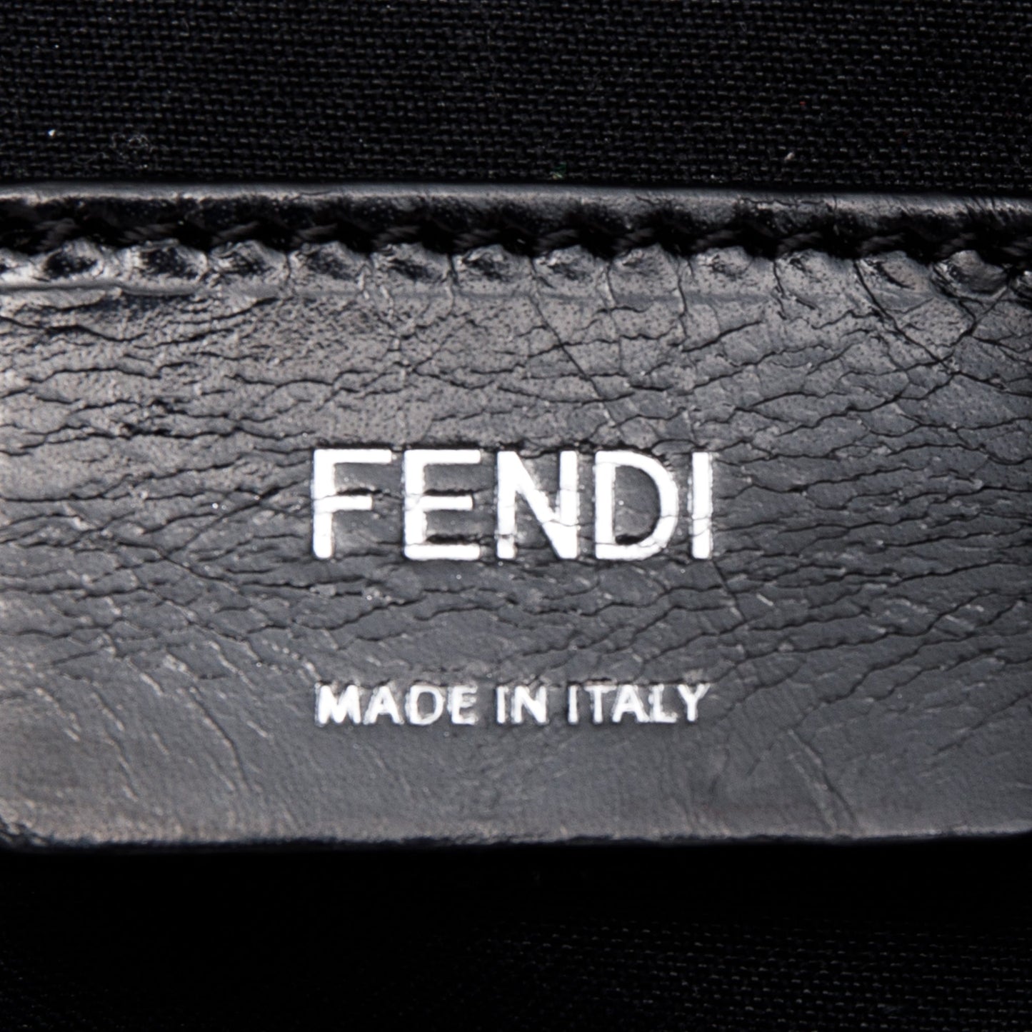 Fendi Leather-Trimmed FF Zucca Tote