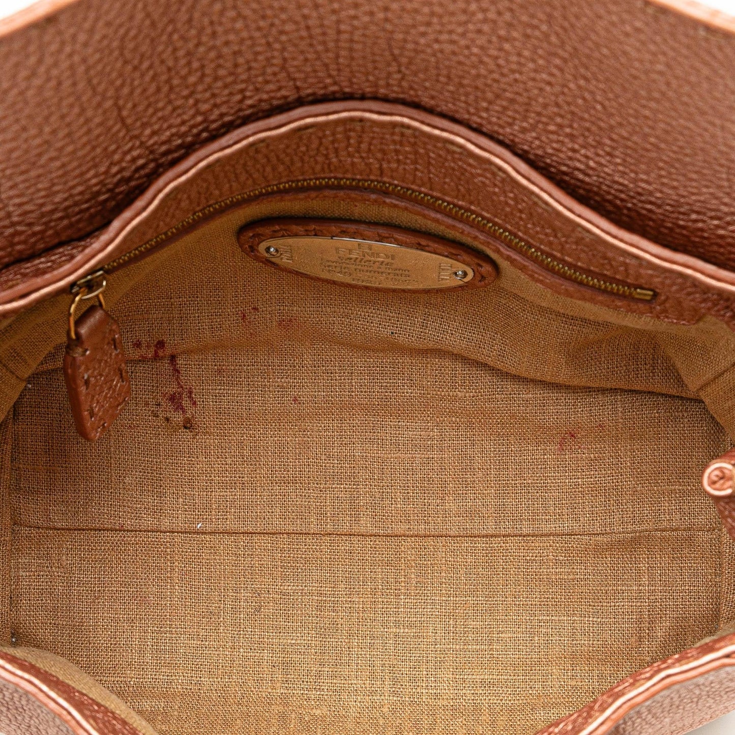 Fendi Mini Leather Selleria Linda (SHG-ermLPN)