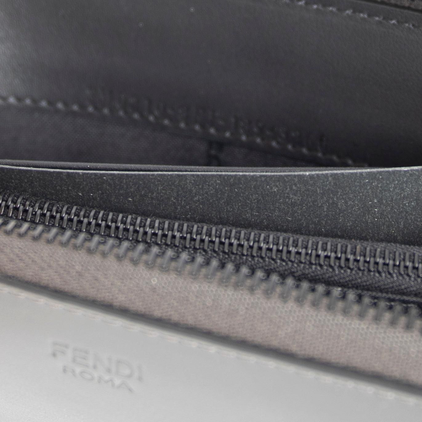 Fendi Monster Motif Leather Continental Wallet