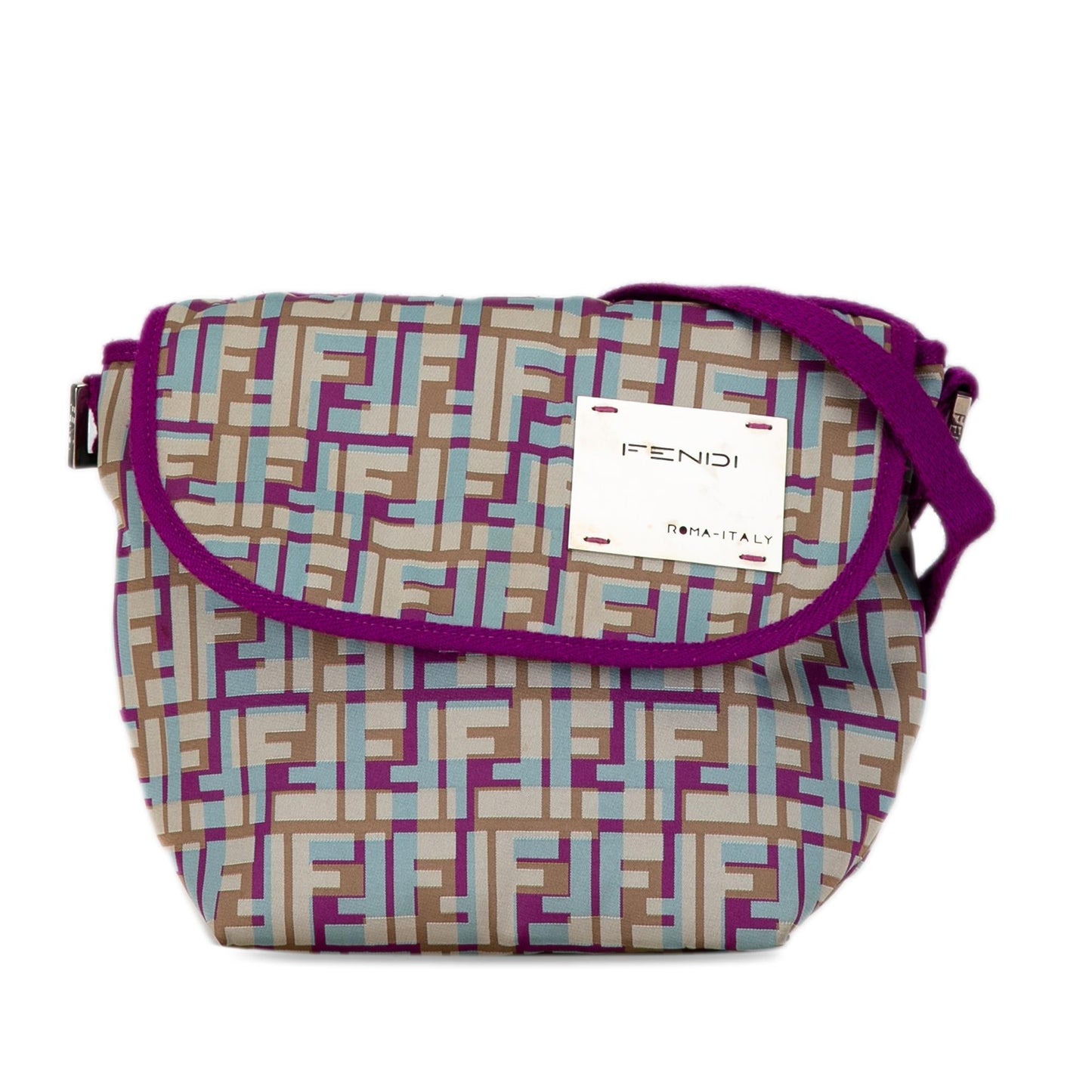 Fendi Multicolor Zucca Nylon Crossbody (SHG-5MQTj2)