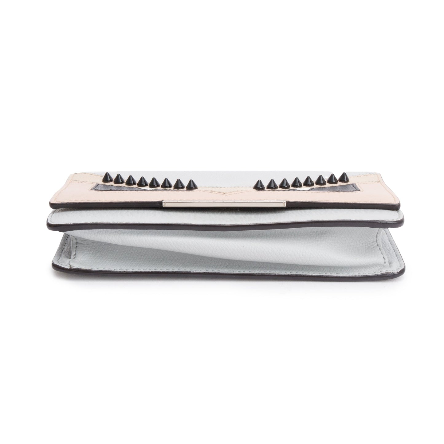 Fendi Multicolour Leather Monster Eyes Tube Wallet on Chain