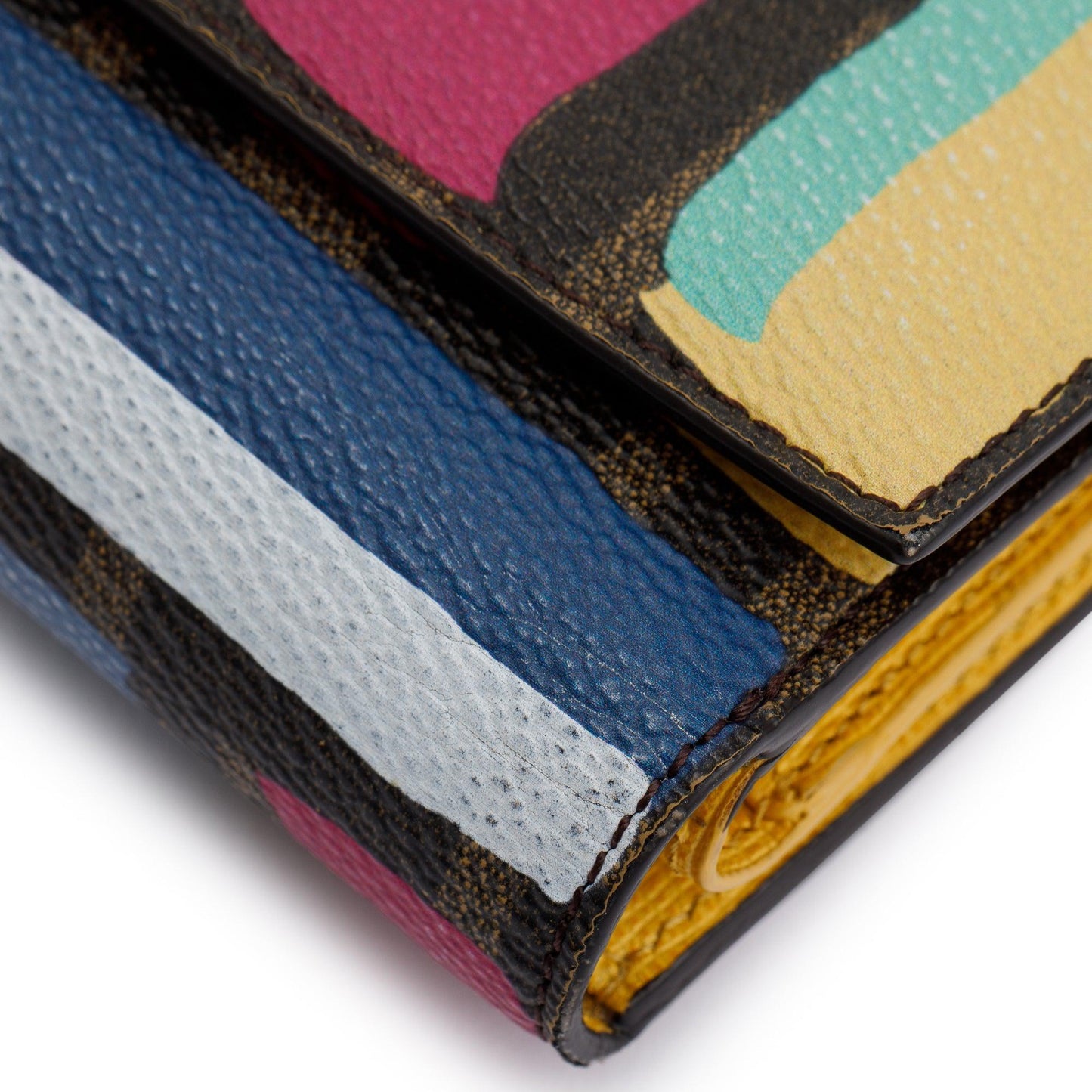 Fendi Multicolour Zucca Compact Wallet