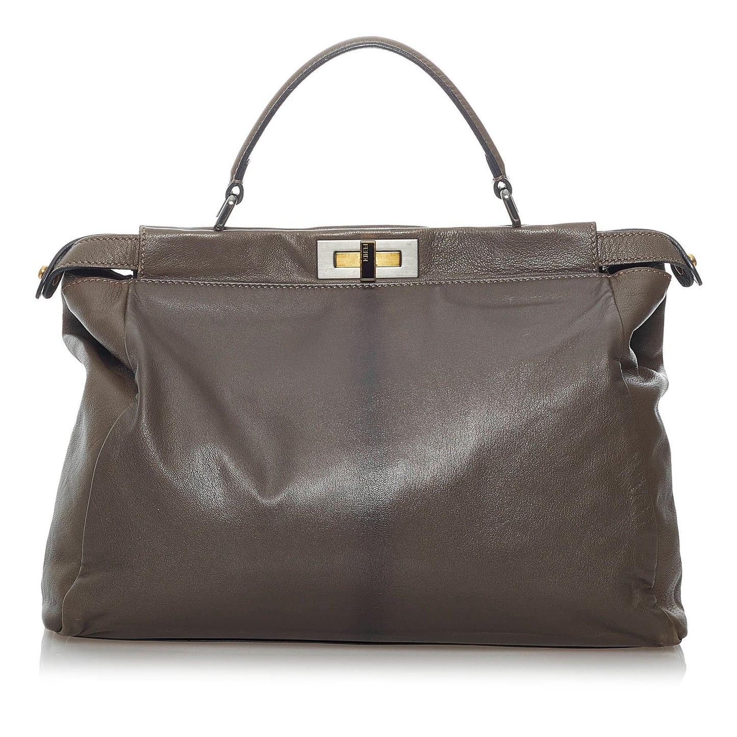 Fendi Peekaboo Leather Satchel (SHG-30047)