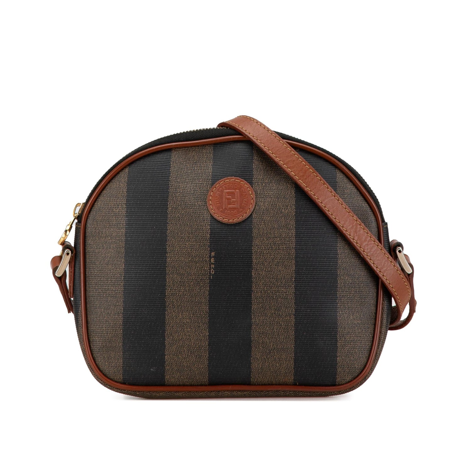 Fendi Pequin Coated Canvas Crossbody (SHG-UZy5af)