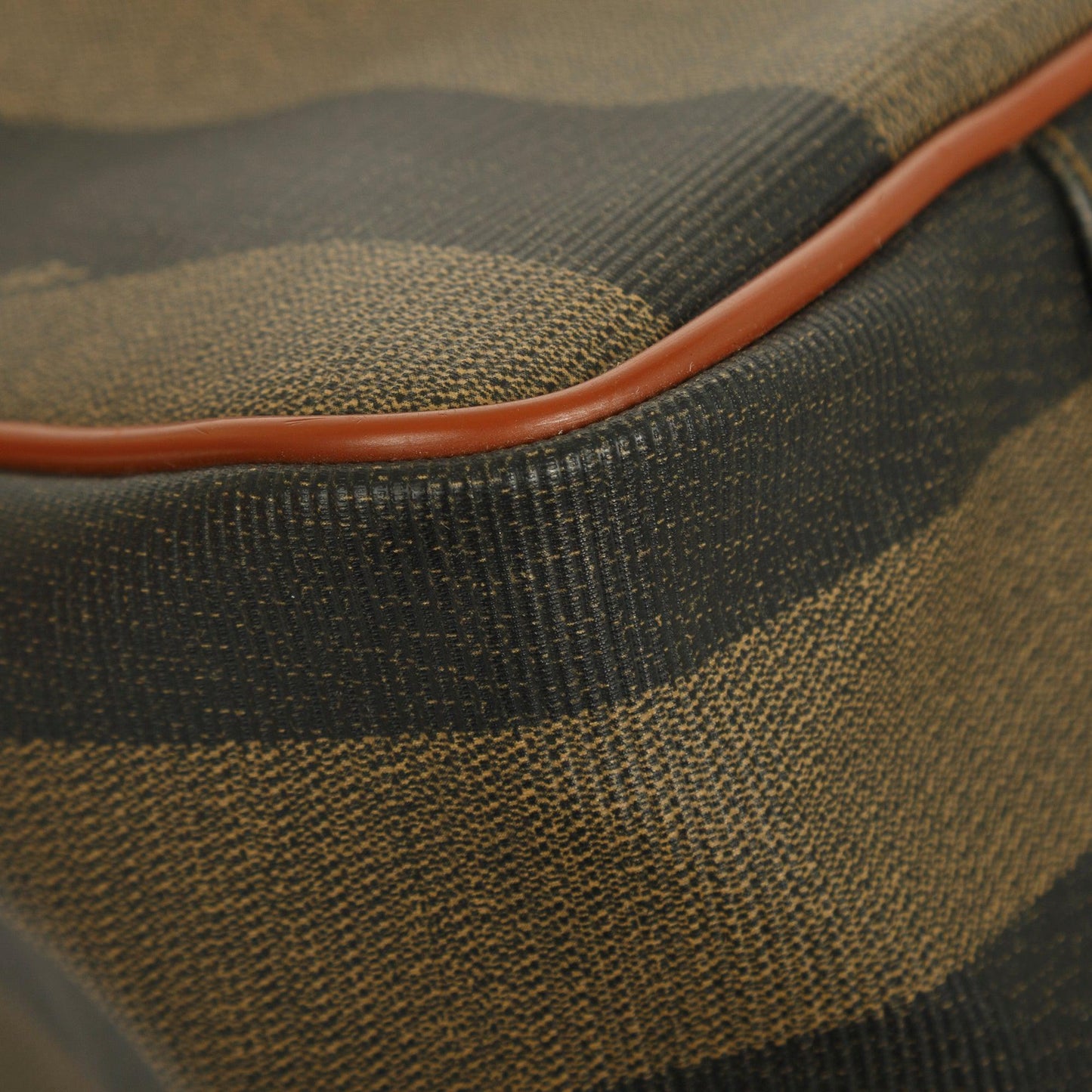 Fendi Pequin Stripe Boston Bag