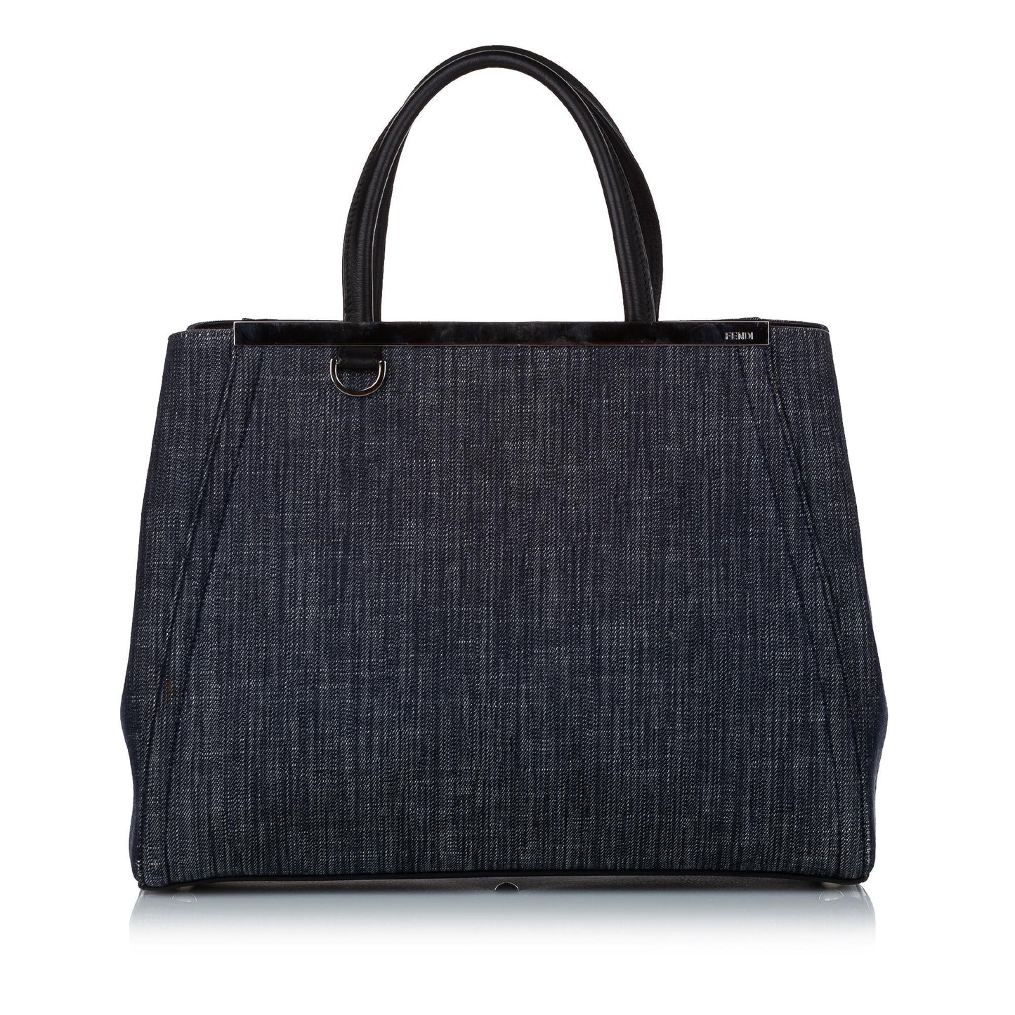 Fendi Petit 2Jours Denim Satchel (SHG-29466)