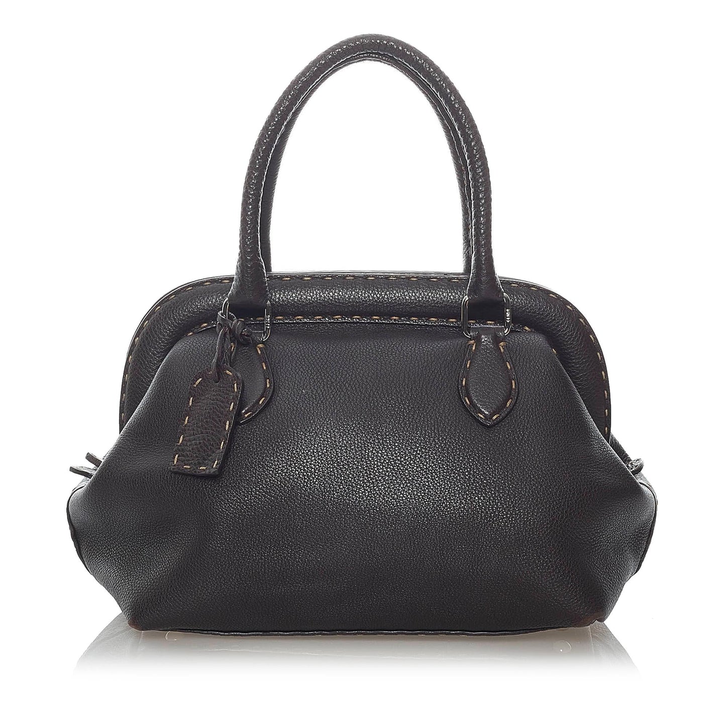 Fendi Selleria Leather Handbag (SHG-30990)