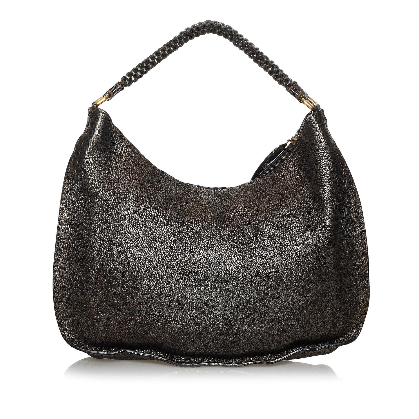 Fendi Selleria Leather Hobo Bag (SHG-37579)