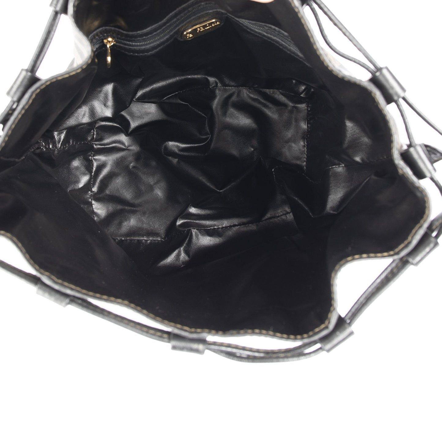 Fendi Vintage Checkered Bucket Bag