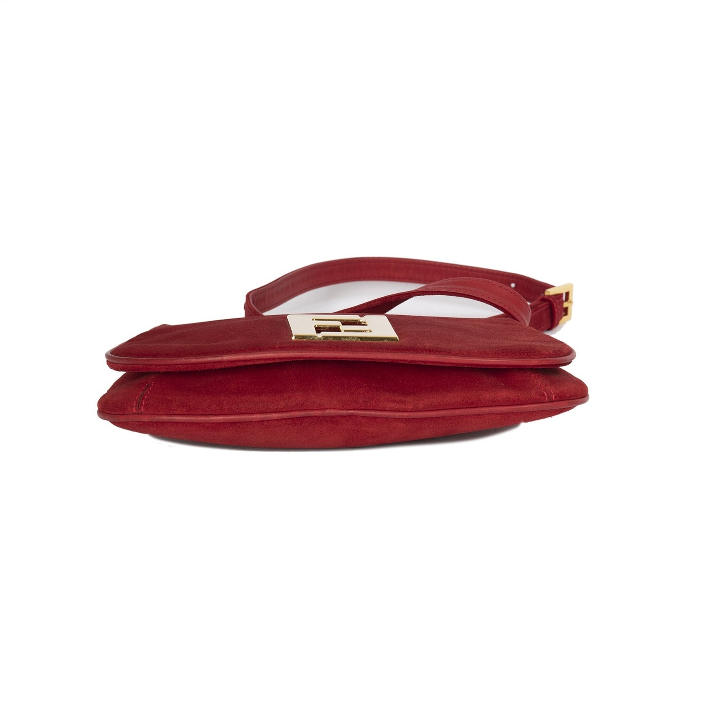 Fendi Suede Crossbody Bag