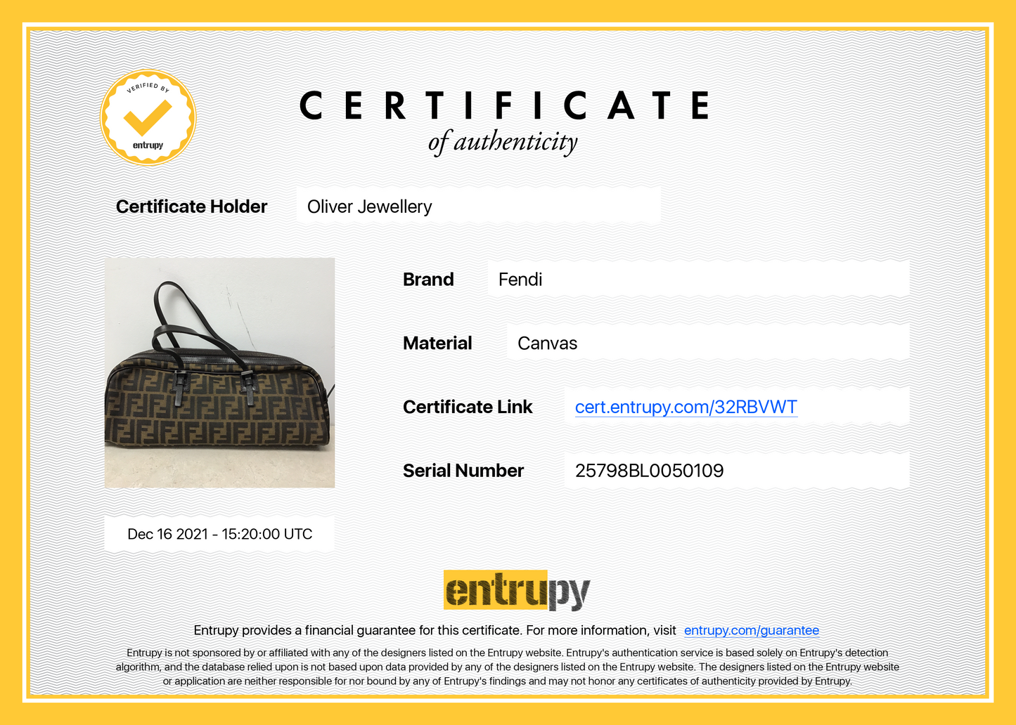 Fendi Vintage Zucca Bowler Bag