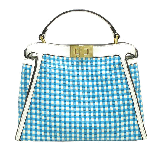 Fendi Woven Peekaboo Satchel (SHG-uY7B6k)