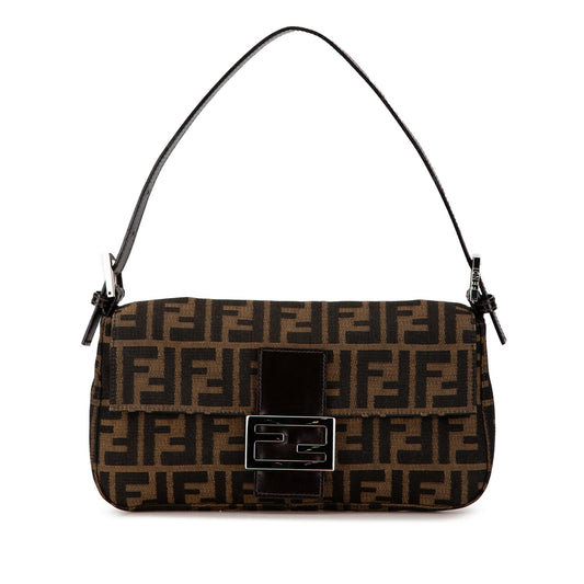 Fendi Zucca Canvas Baguette (SHG-MqP0Ux)
