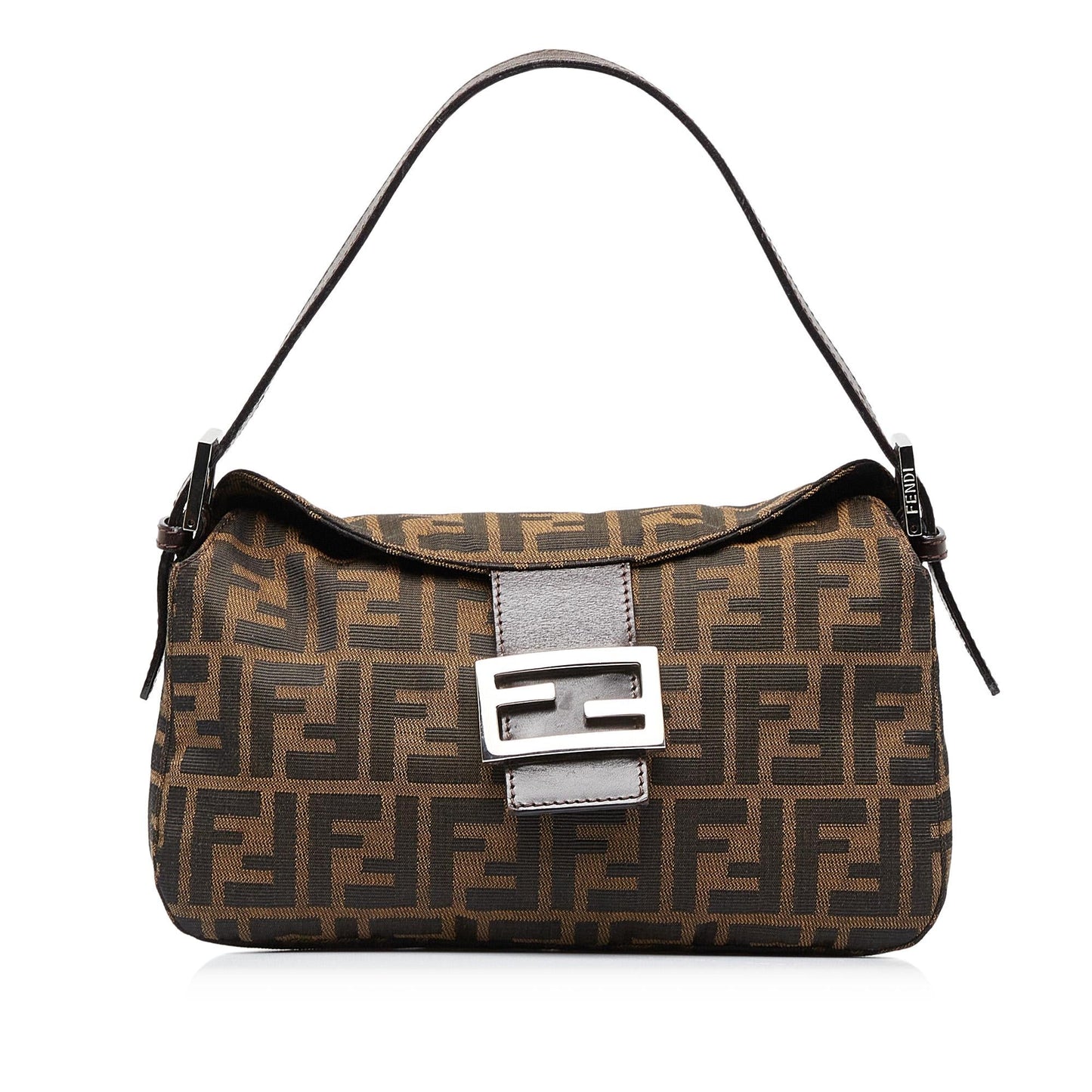 Fendi Zucca Double Flap Baguette (SHG-8sUN0W)