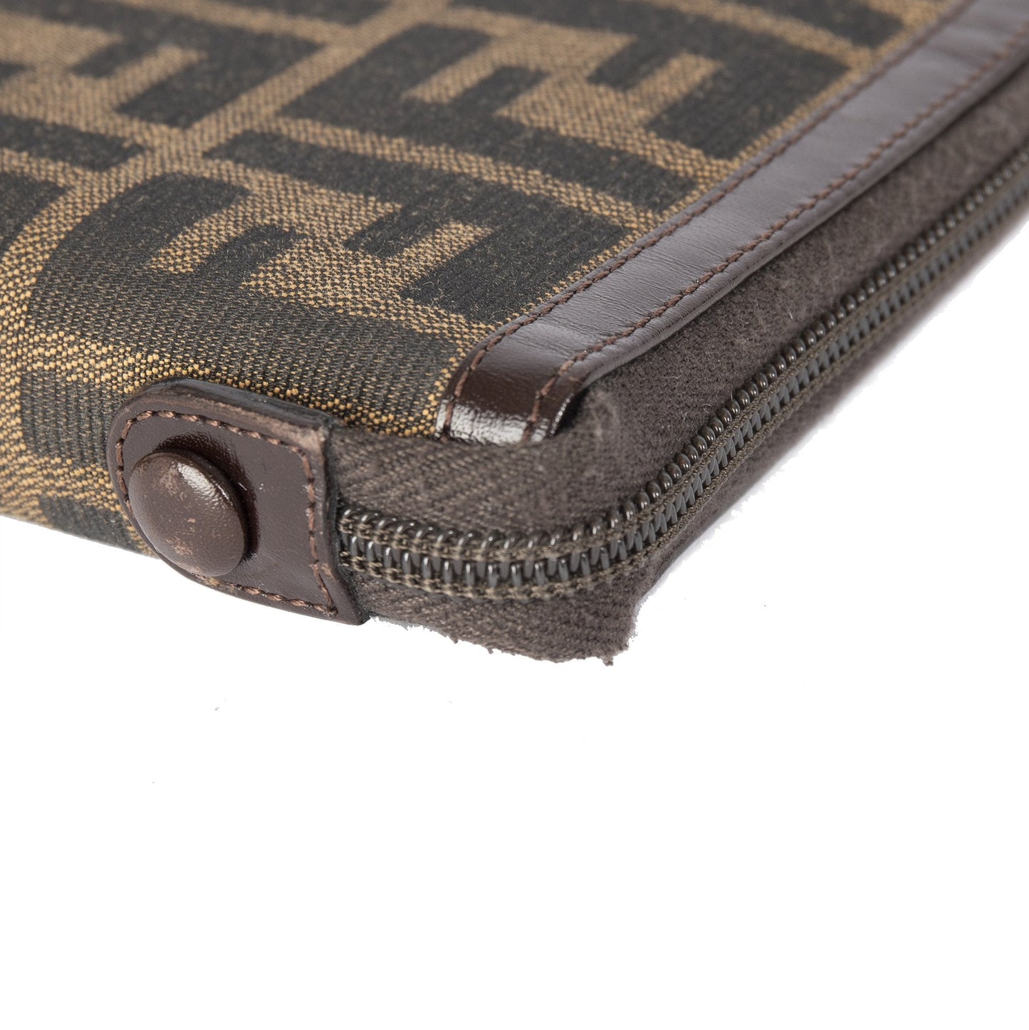 Fendi Zucca Zip Agenda