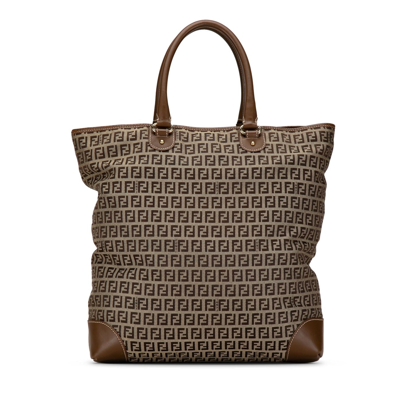 Fendi Zucchino Canvas Chef Shopping Tote
