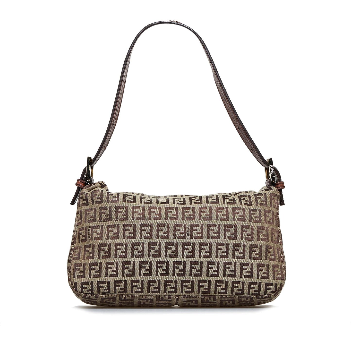 Fendi Zucchino Double Flap Baguette (SHG-du3Dv1)