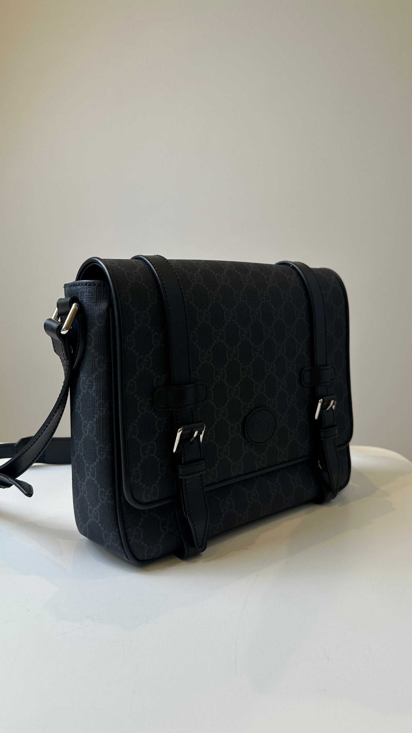 Gucci Monogram Messenger Bag