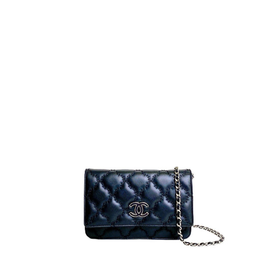 CHANEL PUFFY QUILTING WOC Crossbody