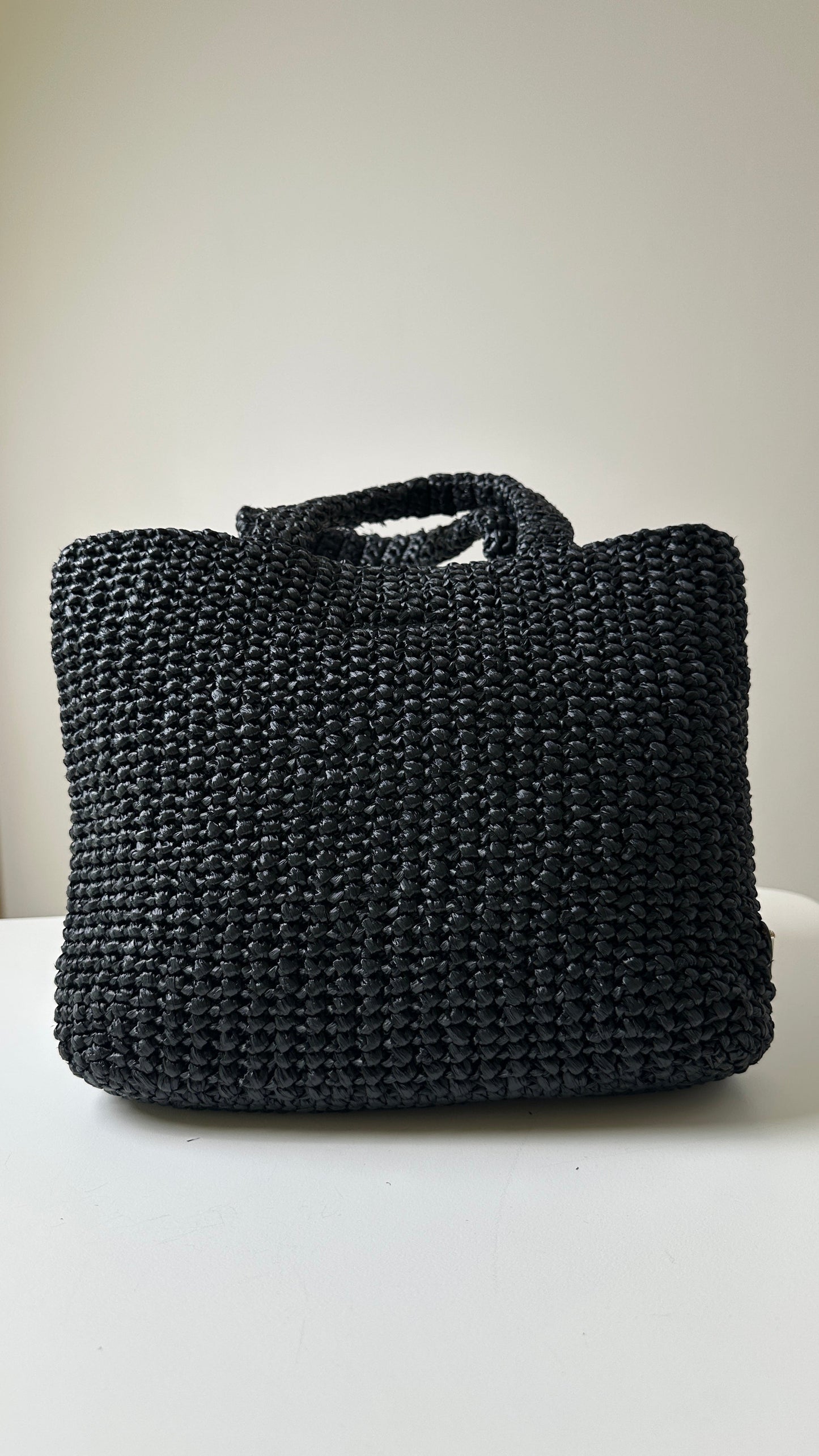 Prada Woven Tote Bag