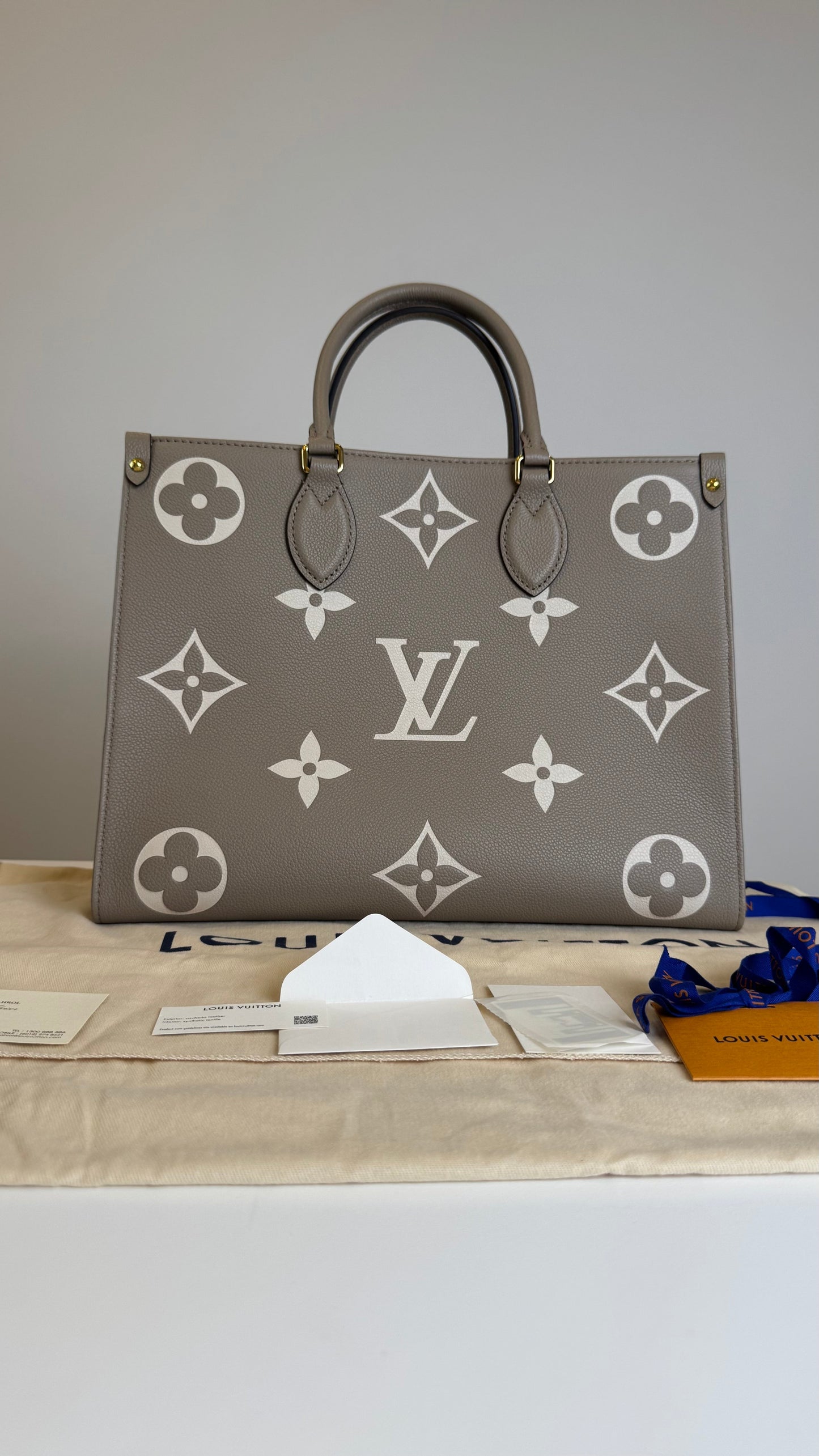 LV elephant grey monogram Tote bag