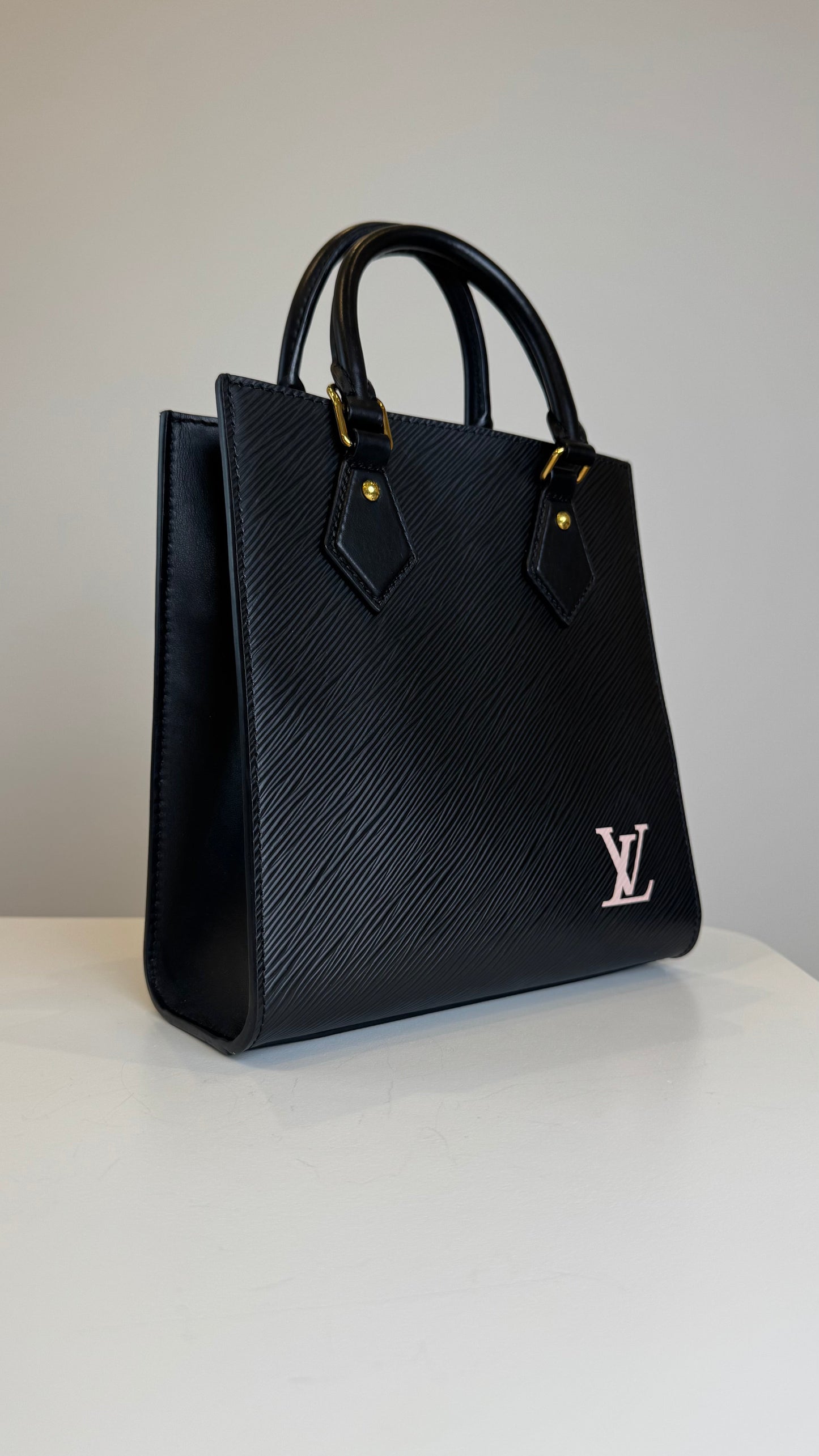LV Black Leather bag