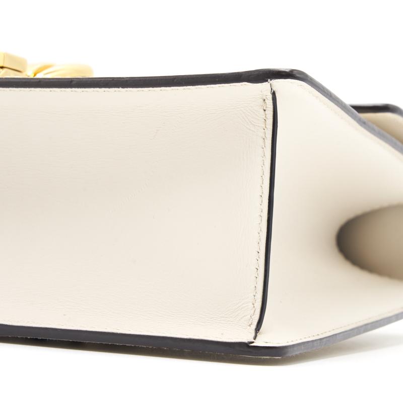 Gucci White Sylvie Small Shoulder Bag