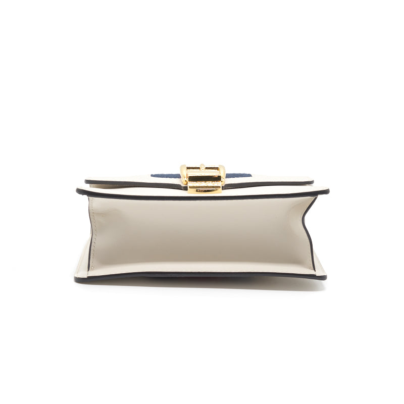 Gucci Sylvie Leather Mini Chain Bag (the nylon web bow missing)