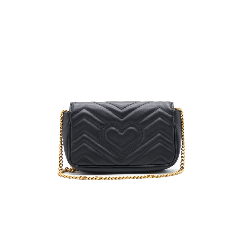 Gucci GG Marmont Matelass? Leather Super Mini Bag