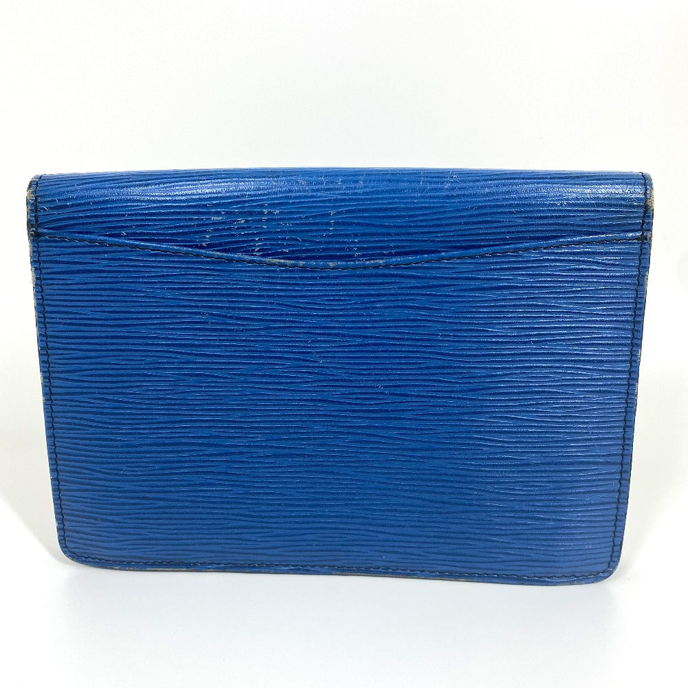 LOUIS VUITTON Clutch bag M52655 Epi Leather blue Epi Montagne 23 mens Used