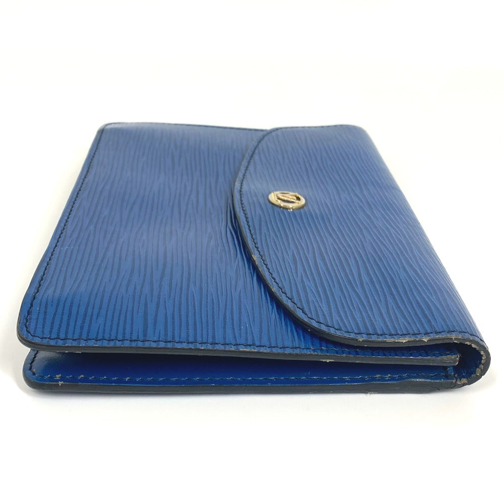 LOUIS VUITTON Clutch bag M52655 Epi Leather blue Epi Montagne 23 mens Used
